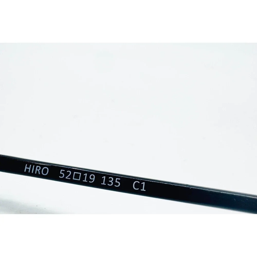 EyeBuyDirect Hiro Eyeglass Frames Mens Black Semi Rimless Rectangle 52-19-135